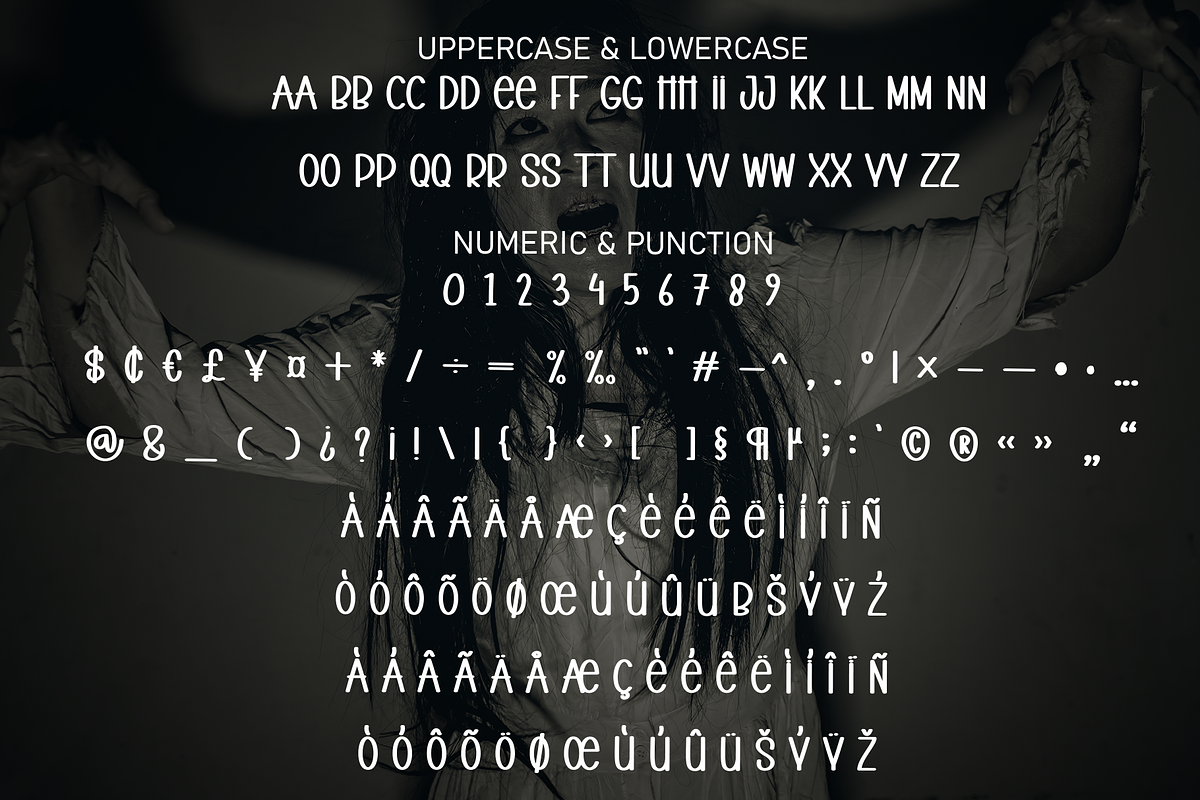 Horror Infander | Script Font, a Script Font by Scratchones (Photo 7 of 8)