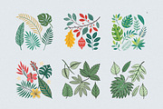 Green Leaves Watercolor Clipart, an Illustration by Helospace (Thumbnail 5 of 10)