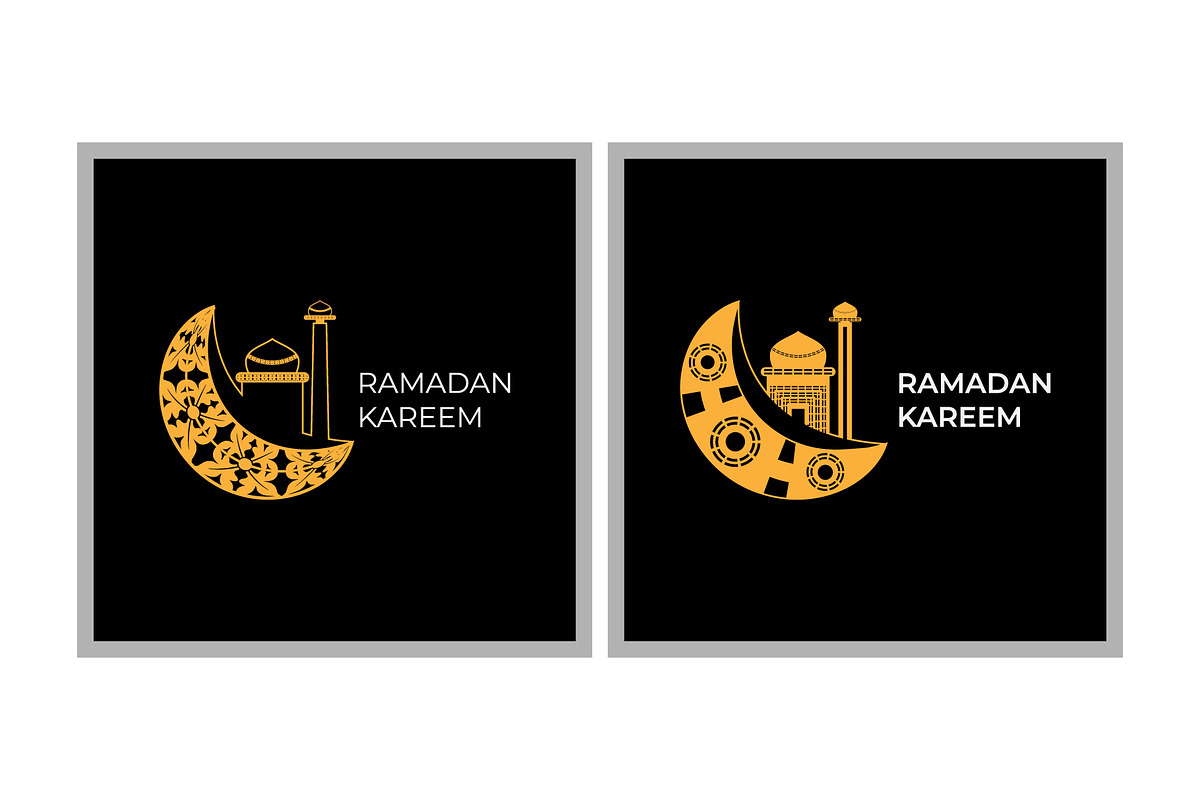 Ramadan Kareem Greeting Card, a Seasonal Illustration by Lakhan1998 (Photo 6 of 6)
