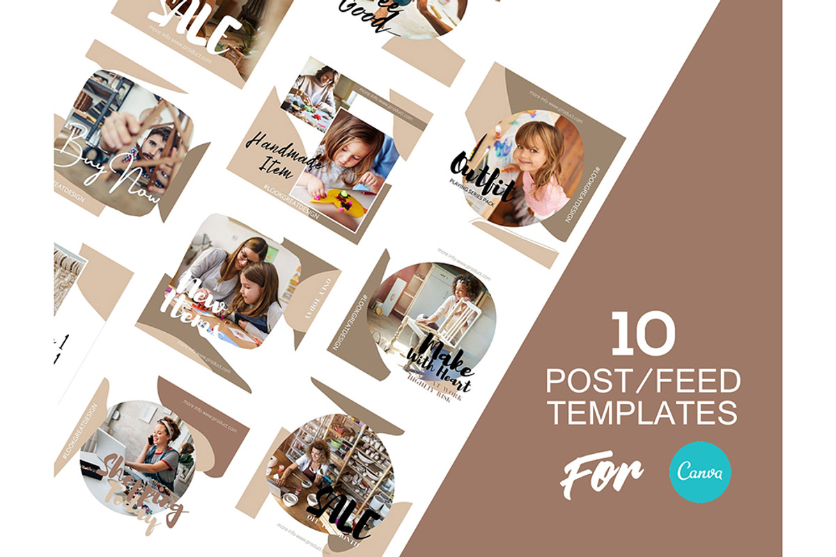 Instagram Post Template For Canva, a Social Media Template by DreamColor (Photo 2 of 5)