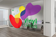 Frosted And Colored Glass Vinyl Mock, a Product Mockup by McLittle Stock (Thumbnail 1 of 2)