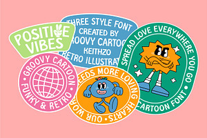 Groovy Cartoon - Retro Font