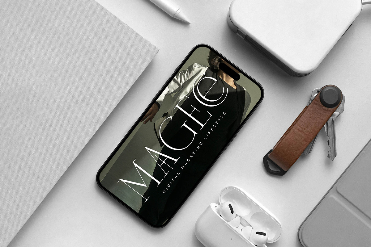 Milegance Modern Display Serif, a Serif Font by Letterena Studios (Photo 7 of 15)
