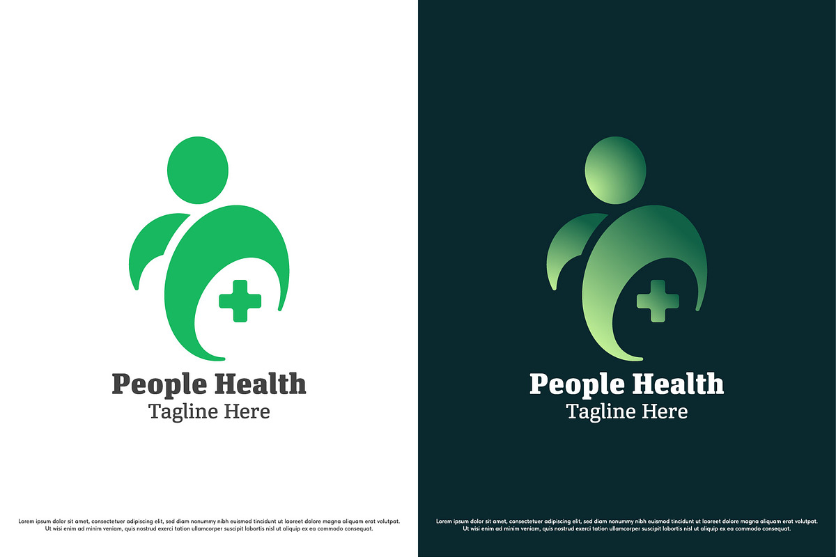 Health people logo design template, a Branding & Logo Template by Morvana Crew (Photo 2 of 2)