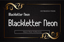 Blackletter neon