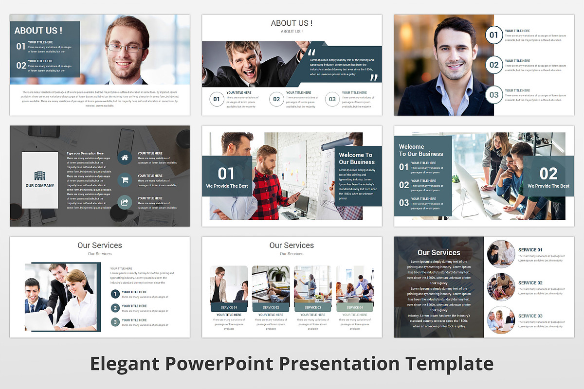 Elegant PowerPoint Template, a Presentation Template by GraphicStan (Photo 5 of 21)