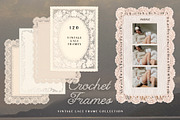 Crochet Frames: Vintage Lace Set, an Object Graphic by Purple (Thumbnail 13 of 14)