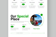 Travel Agency Landing Page, a Landing Page Template by CreativeShaper (Thumbnail 4 of 6)