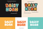 Daisy Noah - Bubble Groovy Font, a Handwritten Font by Jozoor (Thumbnail 2 of 10)