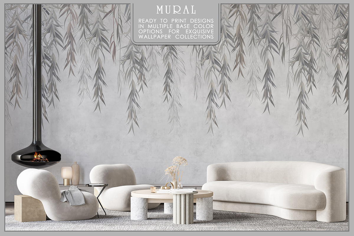 Fresco collection Willow rain, a Wallpaper Graphic by Natalia0307 (Photo 6 of 19)