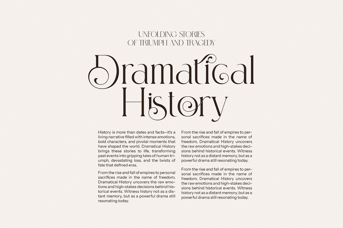 Bimora Stylish Serif Font, a Serif Font by Graphicxell (Photo 4 of 8)