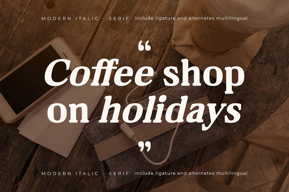Neraphic A Modern Serif Font, a Serif Font by Storytype Studio (Photo 10 of 15)