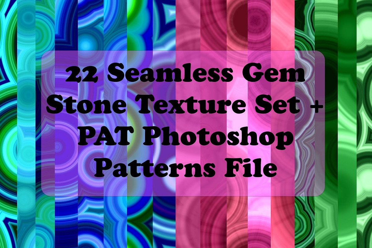 22 Seamless Gem Stone Textures, a Palette Add-On by Kseniya-Omega (Photo 1 of 6)