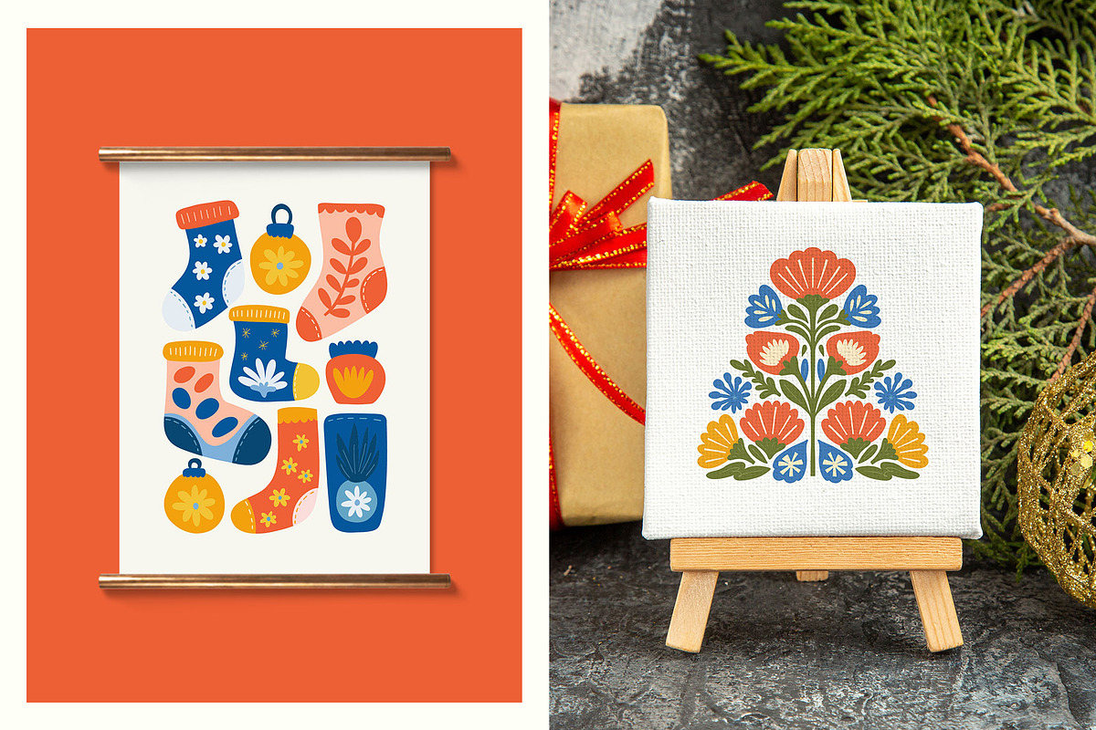 Abstract Christmas | WallArt Creator, an Object Graphic by Leleka.Store (Photo 12 of 20)