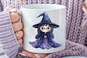 Whimsical Quirky Spooky Girl Clipart, an Illustration by Rose Art (Thumbnail 5 of 7)