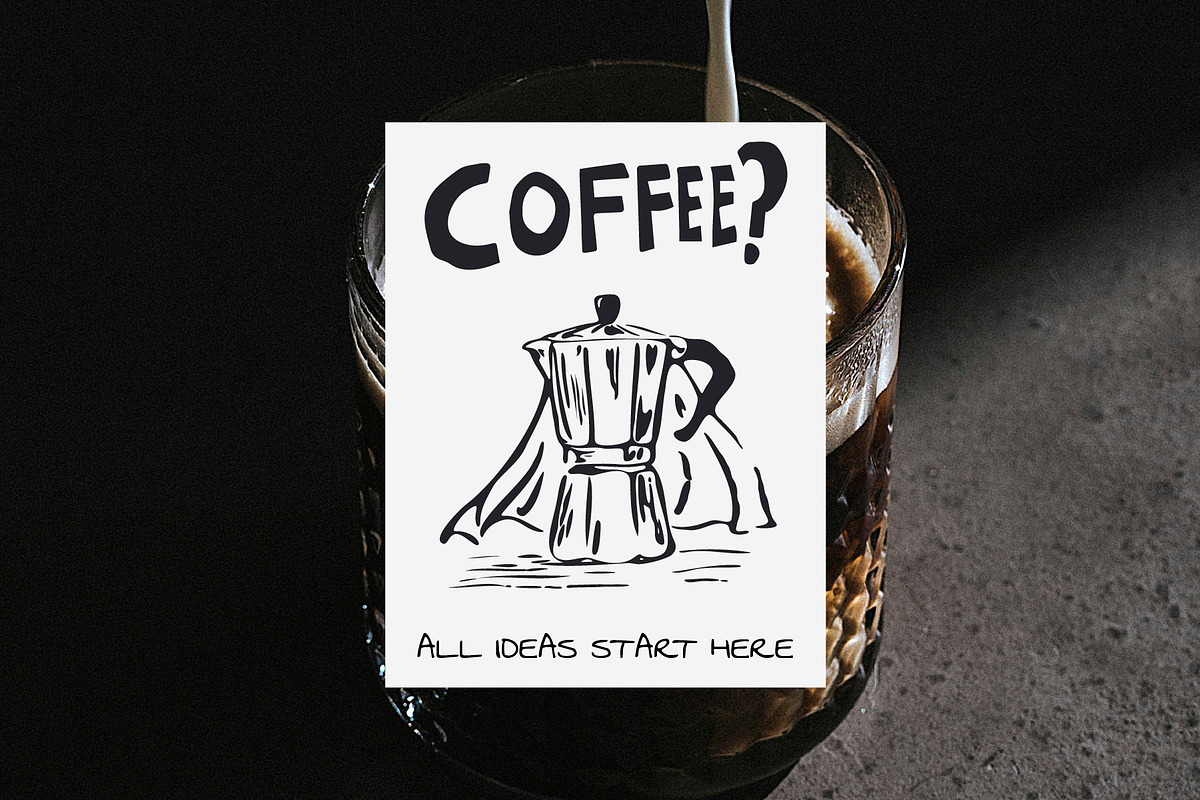Hand Drawn Coffee Clipart Bundle, a Food Illustration by The Layered Art (Photo 5 of 5)