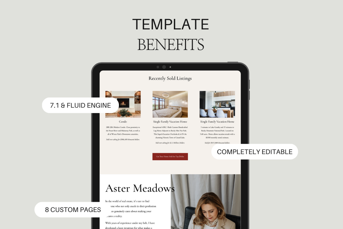 Real Estate Agent Website Template, a Squarespace Template by Derika Hack Studio (Photo 15 of 19)