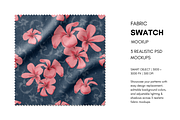 Fabric Pattern Mockup Set, an Advertising Mockup by Pixel Foundry (Thumbnail 1 of 6)