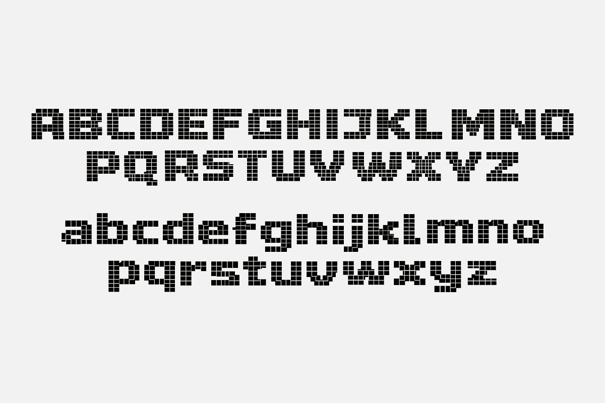 Dot Monolith Brutal, a Symbol Font by Art StoreID (Photo 2 of 10)