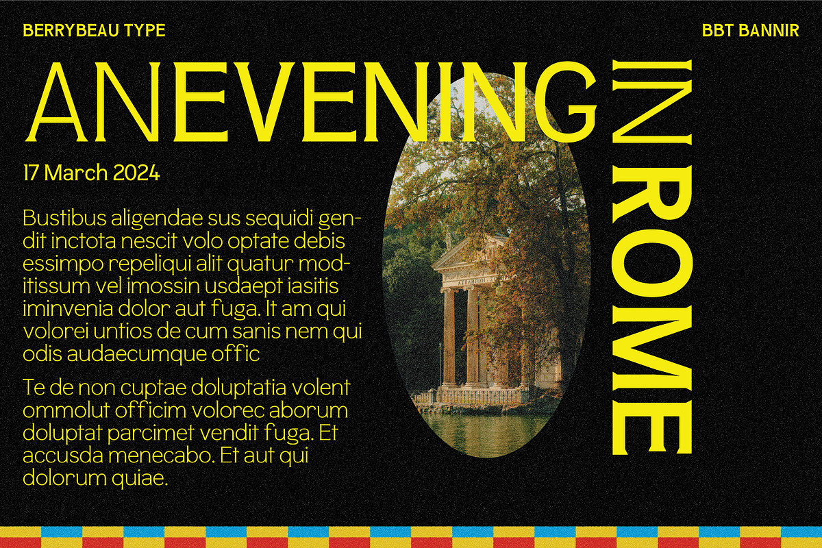 BBT Bannir, a Serif Font by Berrybeau Type (Photo 5 of 6)