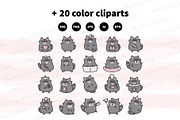 Raccoon Character Bundle, an Animal Illustration by Palau (Thumbnail 7 of 9)