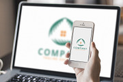 Coconut palm leaf house logo design, a Branding & Logo Template by Amadul11 (Thumbnail 4 of 4)
