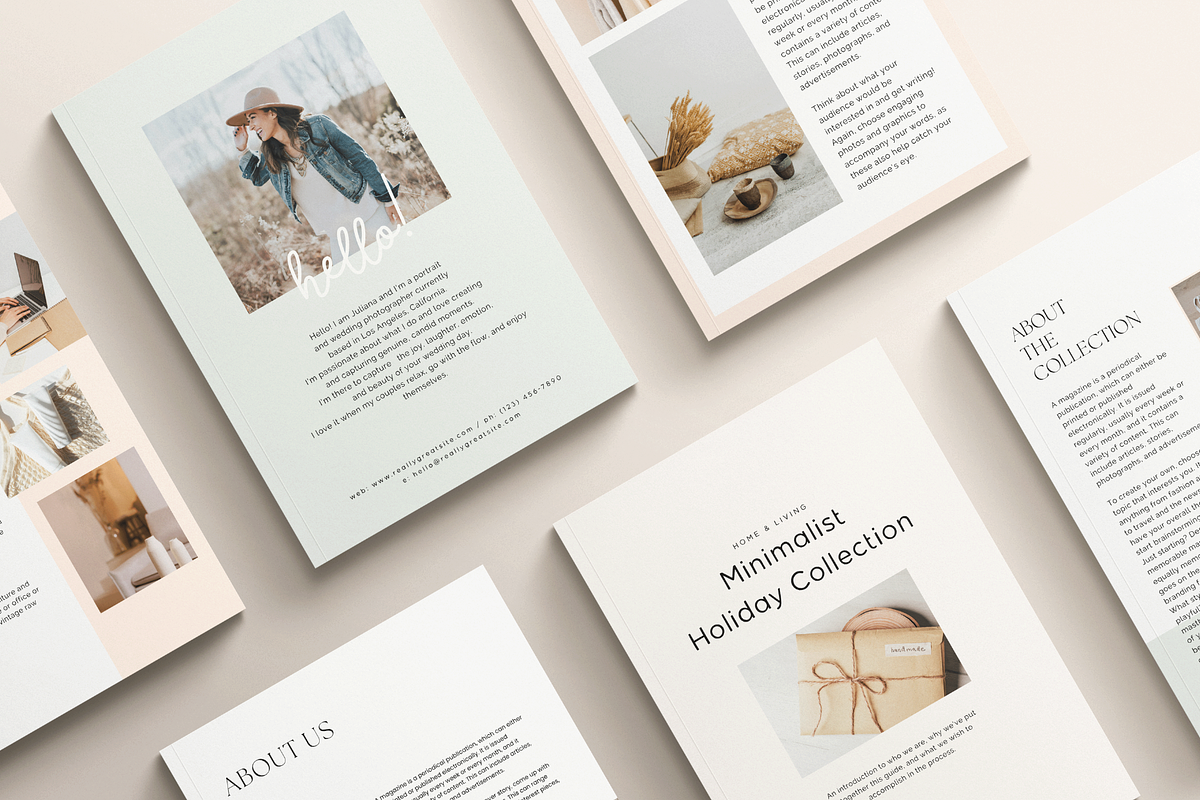 Holiday Gift Guide Canva Template, a Magazine Template by Hellohastore (Photo 4 of 8)