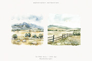 Farm Landscape, a Decorative Illustration by PeDe Designs (Thumbnail 17 of 20)
