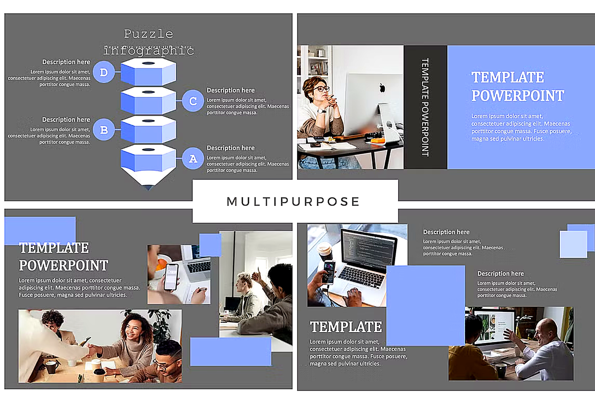 Business PowerPoint Template, a Presentation Template by PaperMoon (Photo 3 of 4)