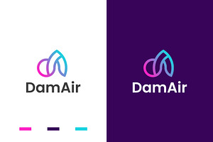 DamAir logo design
