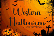 Western Halloween, a Handwritten Font by FreshTypeINK (Thumbnail 1 of 8)
