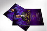Pastor Anniversary Banquet Flyer, a Flyer Template by Four C Graphic (Thumbnail 6 of 10)