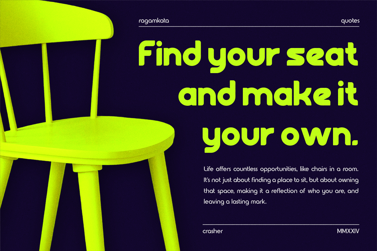 Crasher - Sans Display Font, a Sans Serif Font by RagamKata (Photo 6 of 9)