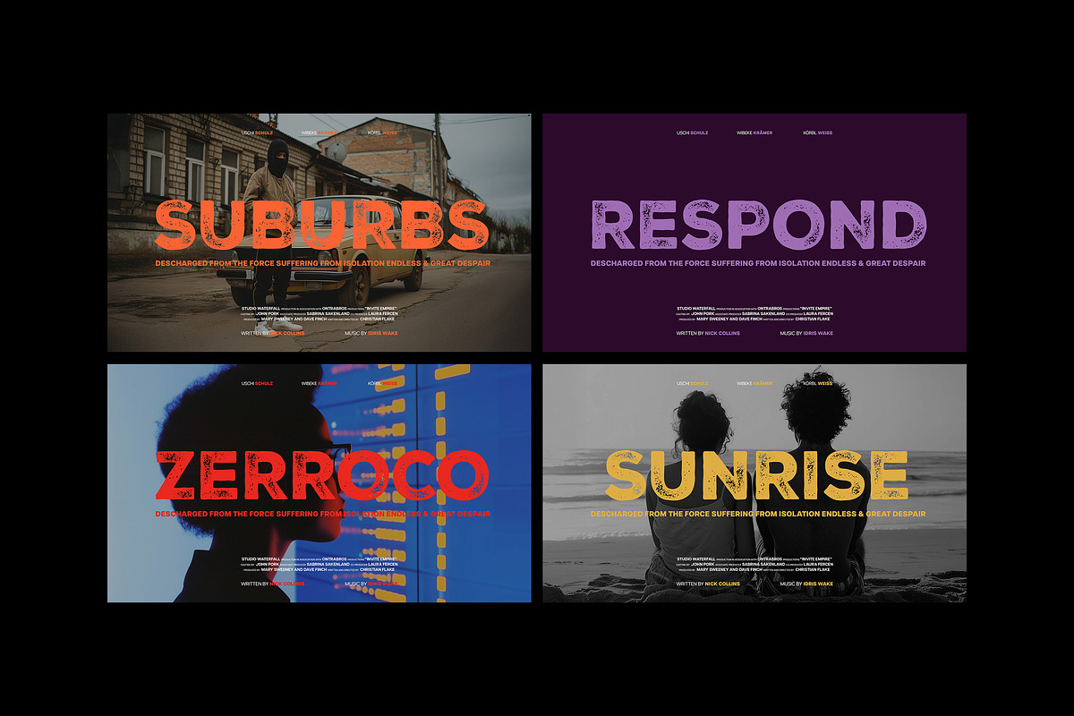 Film Titles Collection, a Templates & Theme by pixelbuddha.net (Photo 12 of 26)