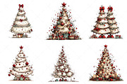 Whimsical Christmas Tree Clipart Png, an Illustration by Craft Nest (Thumbnail 3 of 10)