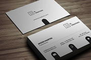 Clean Corporate Business Card, a Business Card Template by bouncy (Thumbnail 4 of 4)