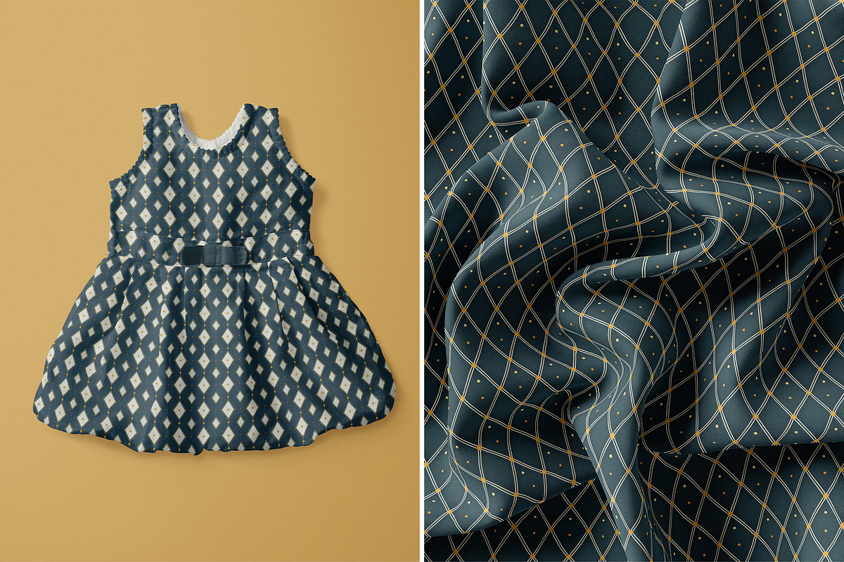 Christmas Abstract Patterns - part 1, a Pattern Graphic by Ninterints (Photo 12 of 19)