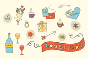 Things in Lurve - 30 Vector Objects, a Food Illustration by Little Pixel Shop (Thumbnail 2 of 4)