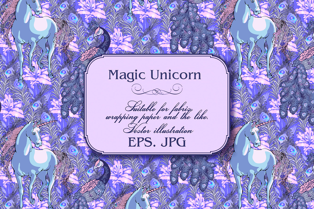 Magic Unicorns - set n1, a Pattern Graphic by Designs by Helen Trupak (Photo 3 of 7)
