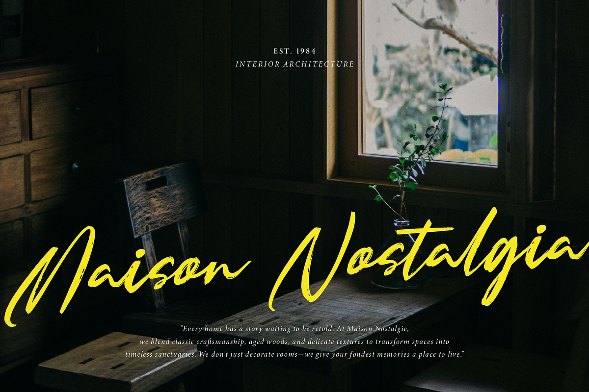 Simply Addiction Brush Handwritten, a Script Font by gracetype_studio (Photo 4 of 12)