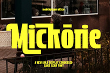 Mickorie | Bold Display Condensed