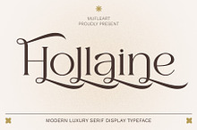 Hollaine - Luxury Serif Typeface