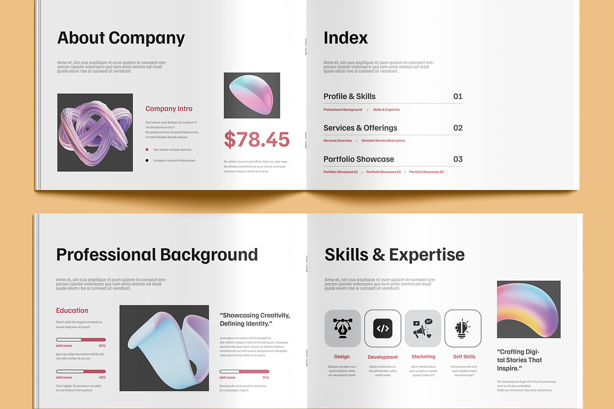 Professional Identity Brand Kit preview 3