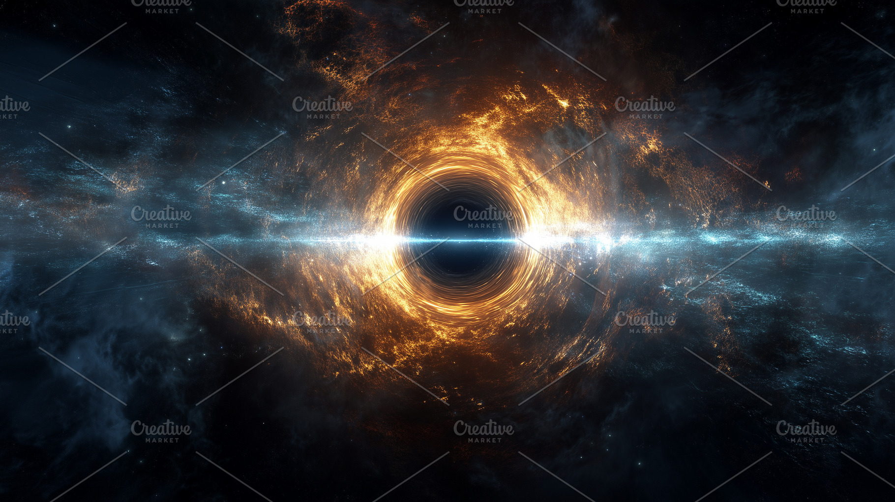 Glowing black hole, a Nature Photo by MistyDay