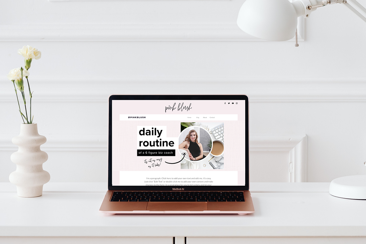 Wix Template Design for Coaches, a Websites & App Template by Cosmic Design (Photo 3 of 8)