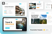 Travel & Adventure Google Slide, a Presentation Template by SquidPixey (Thumbnail 1 of 6)