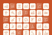 Manufacturing Icon Set, an Outline Icon by Prosymbols (Thumbnail 7 of 7)