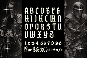 MALAGA Blackletter Typeface Font, a Blackletter Font by dansdesign (Thumbnail 5 of 8)