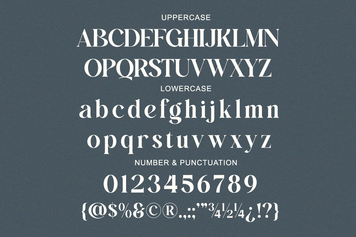 Ralrest - Modern Bold Branding Serif, a Serif Font by Qweera Studio (Photo 12 of 12)