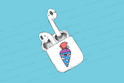 Cute Kawaii School Cones Characters, an Education Illustration by Palau (Thumbnail 7 of 12)